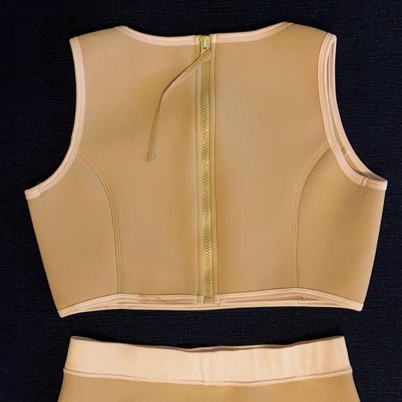 MEW Tan and Pink Neoprene Bikini - Picture 3 of 6